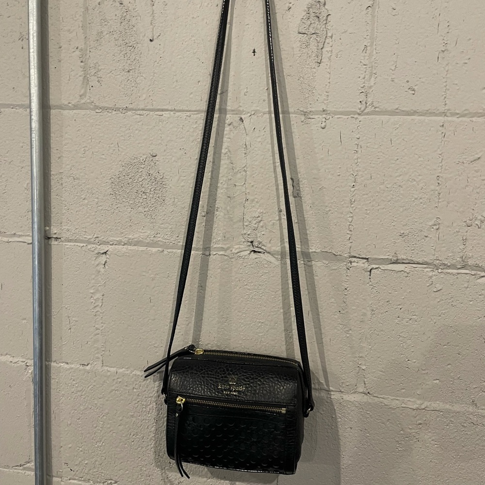 Kate Spade black & gold purse